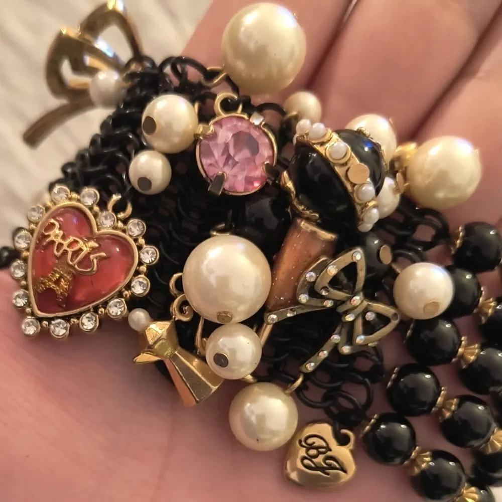 Betsey Johnson Paris Charms Statement Bracelet